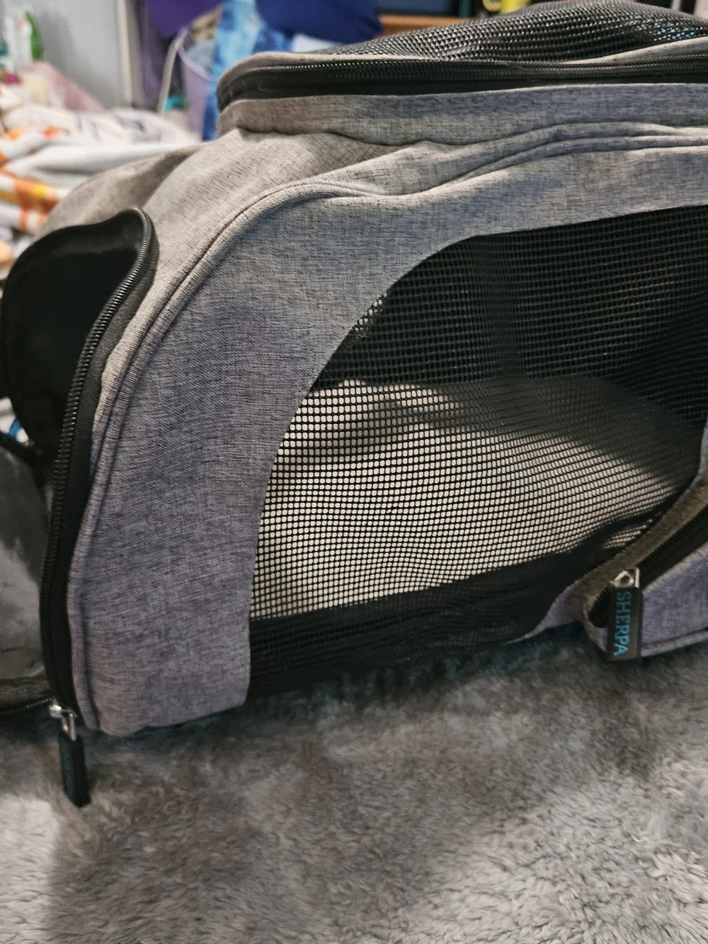 SHERPA Pet Carrier Backpack - Grey